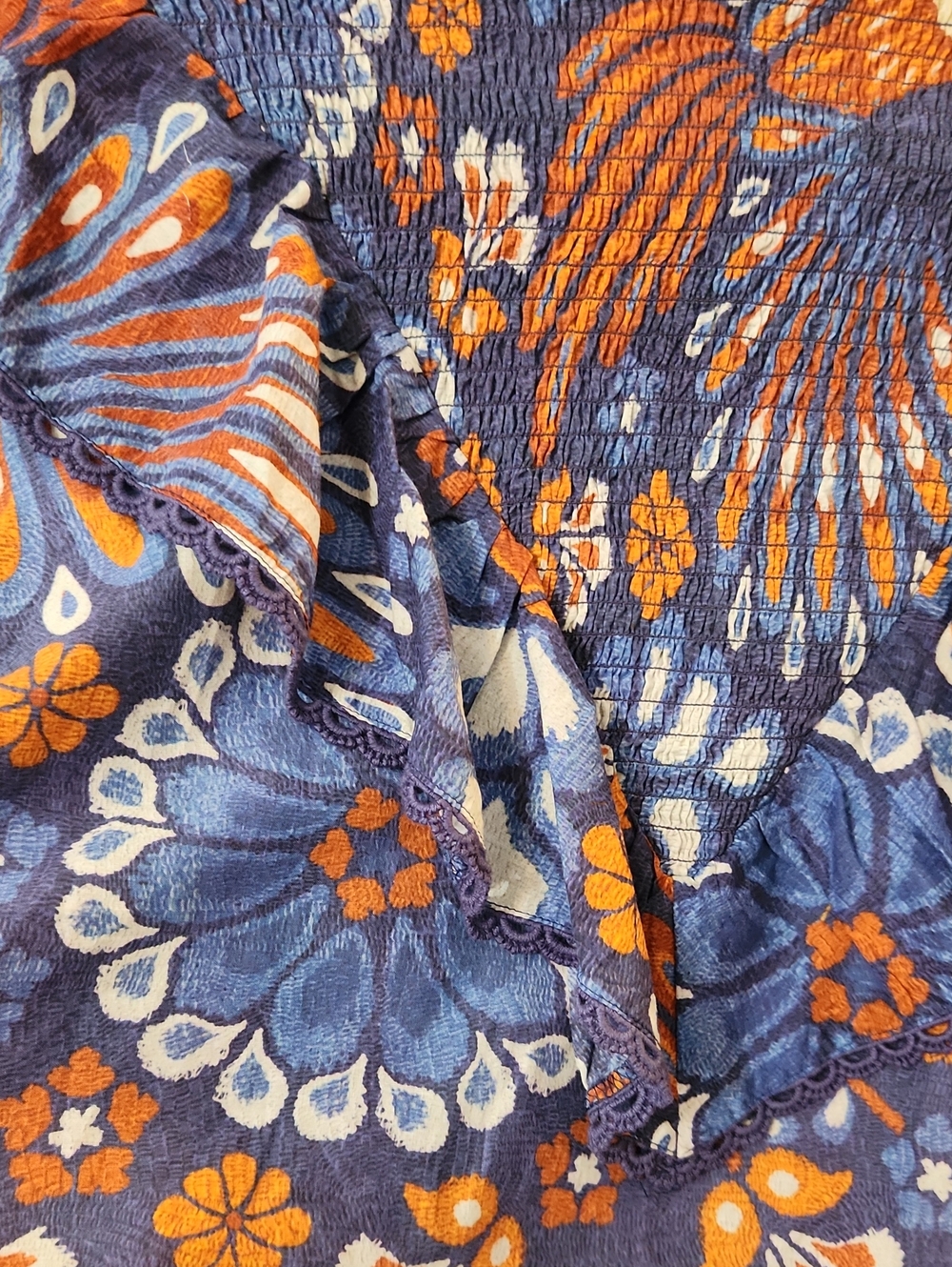 Farm Rio Smocked Blouse - Picture 9 of 12